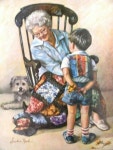 Výsledek obrázku pro grandmother and grandfather retro(이미지 포함) | 노인, 그림, 동화