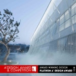 The Curtain Sales Office by Larry Wen-Aoe is Winner in Architecture, Building and Structure Design Category, 2017 - 2018. | 파사드... 