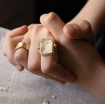 1064 STUDIO | 실버 링, 쥬얼리, 반지