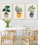 Set of 3 Prints Printable Wall Art Botanical Print Set | Etsy | 아크릴 아트, 그림, 그림 그리기