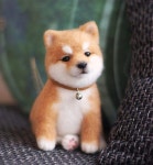 woolfelting #woolfelt #doll #toy #dog #puppy #shiba #shibastagram #shibainu #japanesdog #fib… | 강아지, 귀여운 개, 아기 동물