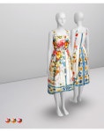 Floral-Print Cotton Poplin Dress - by Dolce & Gabbana / 3 Color 무단수정/2차배포 절대 금지 DO NOT UPLOAD TO ANOTHER SITE... 