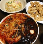 열빈 #짬짜장 #탕수육 #볶음밥 . 정확히 2학년 봄에 마지막으로 먹고 처음 먹어보는 짬짜... ㅂㄷㅅ 짬짜는 하나도 안 맵구 약간 전분이... 