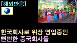 [해외반응] 한국회사로 위장 영업중인 뻔뻔한 중국회사들 - YouTube(이미지 포함)