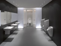 PRO | TOTAL BATHROOM SETS | Kollektionen | Laufen | CAPRINO PLUS urinal RION urinal par tition | 병원 디자인, 디자인, 화장실