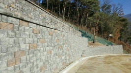 Vertica stone #retainingwall | 옹벽
