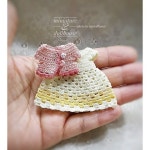 #마이돌하우스 #뜨개질 #뜨개옷 #인형옷 #뜨개원피스... 돌하우스 #miniature #miniatures #dollhouse #knitting #onepiece #1/12size... 