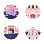 grand budapest hotel illustration | 일러스트레이션, 영화 포스터, 포스터