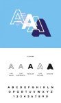 Aemstel Free Layered Font | 로고 디자인, 로고, 디자인
