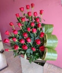 Rosas y follajes | 꽃꽂이