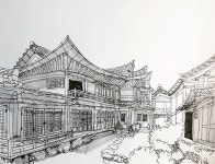 #은평한옥마을 선향제  #pendrawing #pen #drawing #sketch #dailydrawing #art #スケッチ #펜드로잉 #드로잉 #그림 #스케치 #펜화... 