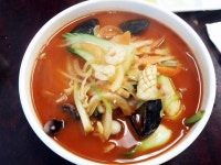 Learn Korean  Korean Food 짬뽕 (jjam-bbong) Spicy Seafood Noodle Soup | Korean food, Food, Asian dishes