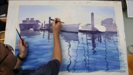 Watercolour Demo 21 April 2019 by Szczepan Urbanowicz | 수채화