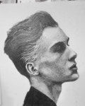 Pencil portrait 4B 연필 인물화 | 인물화, 연필