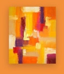 Abstract Art on Canvas Titled: Warmth Of Autumn 30x36x1.5 by Ora Birenbaum #investment #return #on #investment | 유화, 추상화