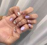 • Nail Design 자개 네일 ✨영롱함보소~! 2019 : 네이버 블로그 | 네일 아이디어, 옴브레 네일, 네일아트
