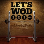 Lets WOD Gym wall decal art Home Gym Stickers by jennibythesea on Etsy https://www.etsy.com/listing/194866999/lets-wod-gym-wall... 