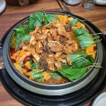 Instagram의 부산맛집 맛있는부산님: “서면 명성양곱창 칼칼한 보양전골에 소주가 술술. 당면사리 먼저 건져먹고, 고기랑 국물로 술안주.... 