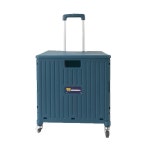 바네스데코 접이식 장바구니 베니 쇼핑 핸드 카트 52L + 뚜껑, 다크블루, 1세트 | 쇼핑, 장바구니