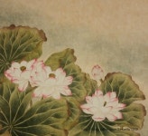 민화- 연화도 창작 작품 오랜만에 연화도를 그렸어요^^ 항상 느끼지만 연화도는 그릴때마다 영혼을 맑게 해... | 그림, 그리기 아이디어, 연꽃 그림