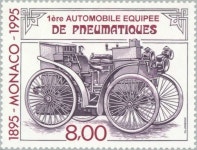First automobile with pneumatic tires of the Michelin brothe(이미지 포함)