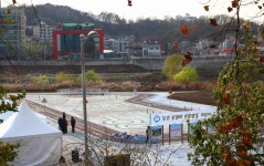 11.27 안양천 갈대1구장 옆에 위치한 영등포구 어린이 교통안전체험장