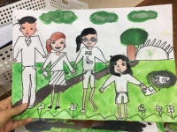 우리가족 그리기 과정샷(이미지 포함) | 그리기