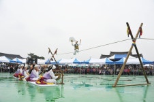 탈춤축제장_줄타기공연(2014. 9. 29.)(이미지 포함)