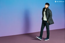 오렌지라인 l #WIDEANGLE #GOLFWEAR #와이드앵글 #골프웨어 #남성골프웨어 #GOLF #골프 #겨울골프 #겨울골프웨어 #구스다운 #필드룩... 