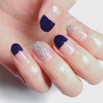 • Nail Design 프렌치네일 다양한디자인 모음 : 네이버 블로그 #simplenails | 프렌치 네일, 반짝이는 네일, 프렌치 매니큐어