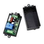 새로운 AC110V 220 볼트 1CH 10A 원격 제어 스위치 릴레이 출력 라디오 수신기 모듈 + 케이스 | Remote control light, Light switch... 
