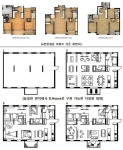 디하우스(D.House) 평면은 기존 평면도와 다르게 1번처럼 내력벽을 최소화했다. 수요자 취향에 따라 2, 3, 4번처럼 다양한 평면을 구성할 수... 