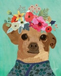 Custom Pet Portrait. Custom pet illustration. by MiaCharro on Etsy(이미지 포함) | 개 초상화, 강아지 그림, 팝아트