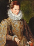 Portrait of a Lady of the Court with Dog, Lavinia Fontana, 1590 | 초상화, 근세, 르네상스