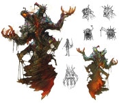 Monster from Final Fantasy XIII-2 | 괴물, 그림, 판타지
