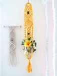 in my smoke free home and is made-to-order. This listing is for one macrame plant hanger. It measures a… | 마크라메, 매듭