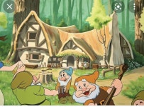 Pin by Sunny Choi on 일곱난장이 | Disney mural, Snow white cottage, Disney art