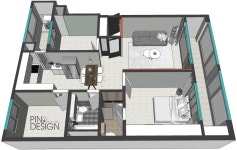 현대그린아파트(101동7라인 옆) | 논현도곡현대그린아파트/신혼부부의 꿈/로망 #SketchUp #3D #floorplan #apartment #isometric #interiordesign #pindesign #interior #design...