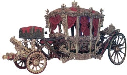 Большая французская коронационная карета. 1717 г. Санкт-Петербург. Эрмитаж... 
