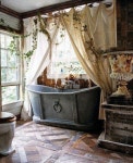 Pin de 샛별 진 en 돌하우스 (con imágenes) | Baños rurales, Diseño de baños, Baños shabby chic