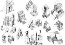 FORMS by massimiliano zigoi | 건축 스케치, 배경, 스케치