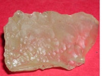 Libyan Desert Glass: 117.5 carat individual | 도자기