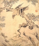 (Korea) Falcon by Choi Buk (1712- 1760). ca 18th century CE. Korea. color on paper. | 그림, 인물화, 한국화