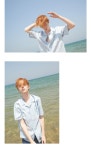 [LIBERTENG리베르탱]LINEN feather palm HAWAIAN SHIRTS / SKY-BLUE(이미지 포함) | 태양광