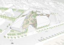 청양 가족문화센터 및 평생학습관 - 2023 | 건축 디자인, 데크, 철근 콘크리트