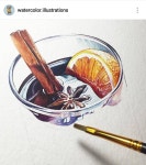 캘리그라피에 있는 민지 진님의 핀 | 수채화 아트, 수채화, 그림