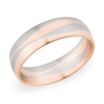 Two tone rose gold mens band #weddingband #JohannesHunter | 디자인