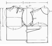 BLUSAS에 있는 Sara Diaz님의 핀 | 패턴 드래프팅, 양재, 가을 패션