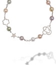 Discover the CHANEL BAROQUE NECKLACES: Baroque Necklace in 18K white gold, cultured pearls and diamonds. | 악세사리