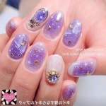 • Nail Design 컬러별네일 *보라색 라벤더네일 보라보라해~💜 (violet, purple nail) : 네이버 블로그 #purplenails | Kawaii... 